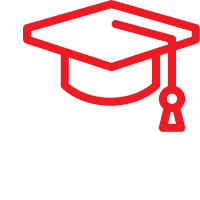 Icon depicting a graduation cap